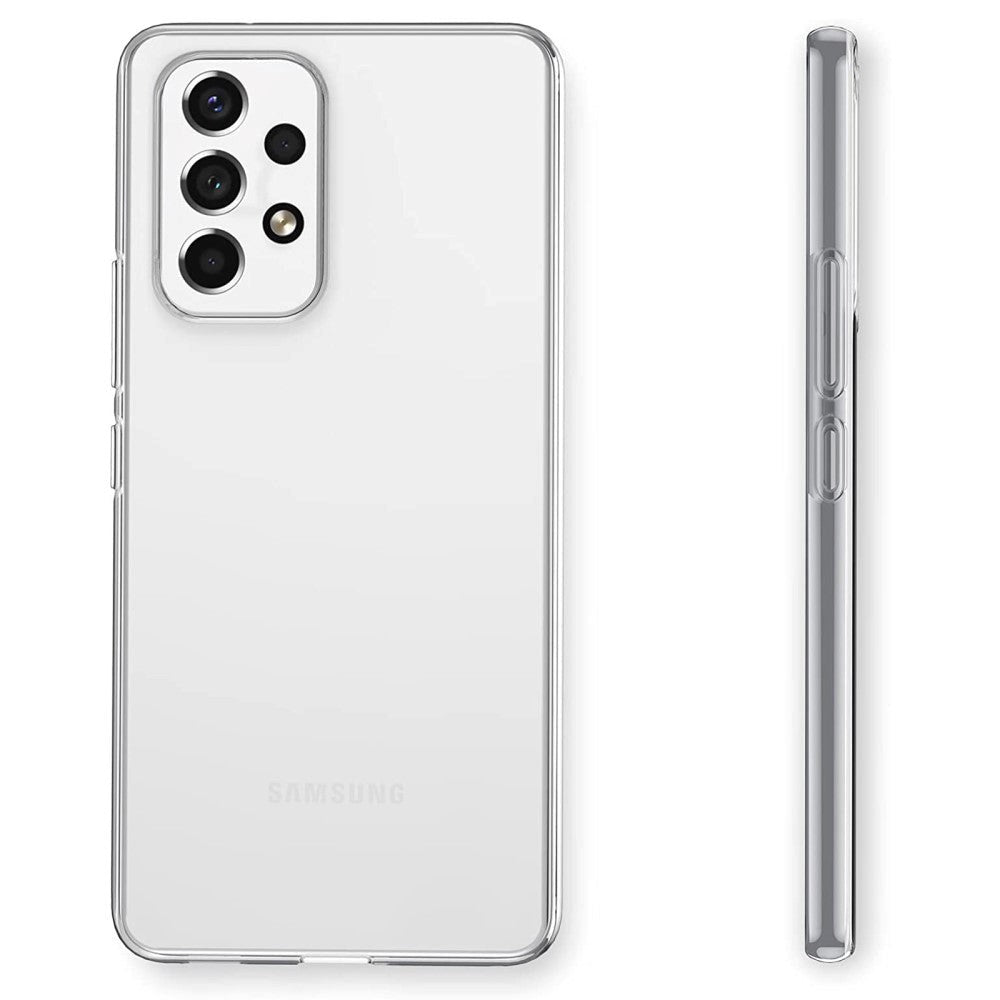 Samsung Galaxy A53 (5G) Fleksibelt TPU Plastik Cover - Gennemsigtig