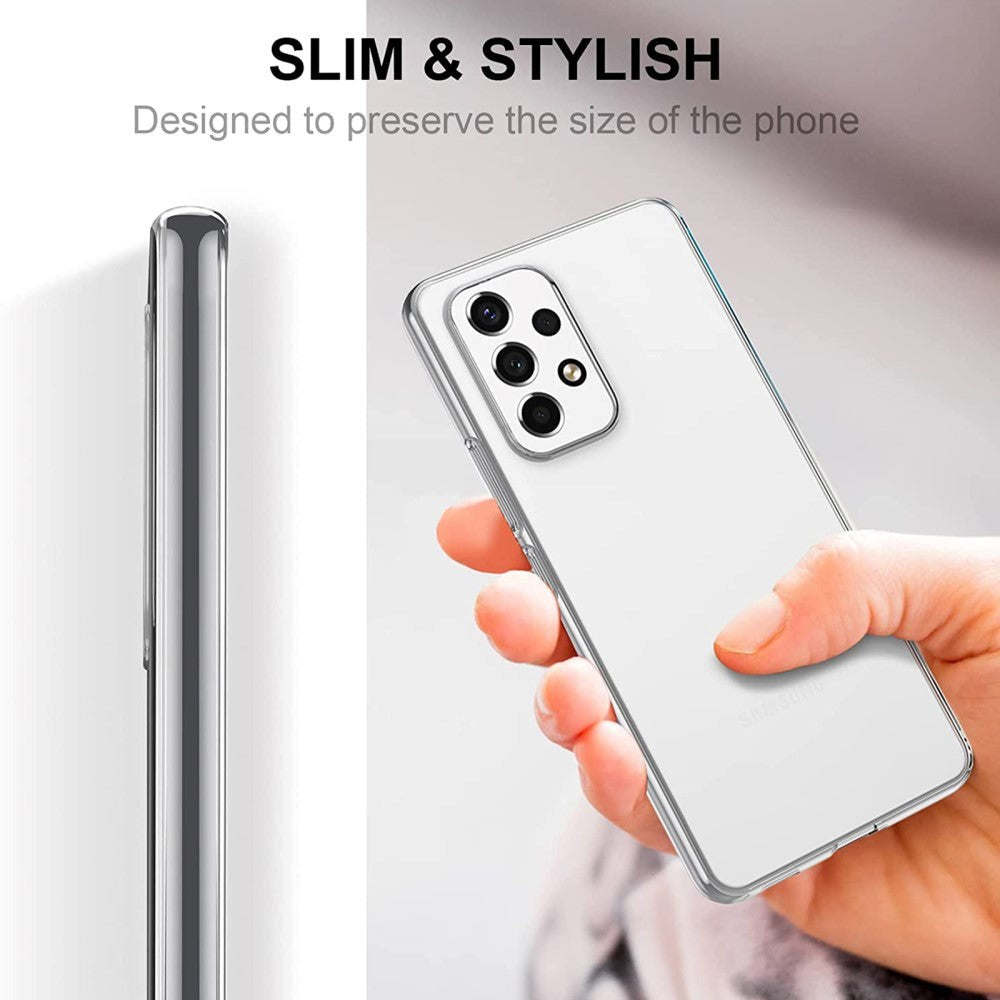 Samsung Galaxy A53 (5G) Fleksibelt TPU Plastik Cover - Gennemsigtig