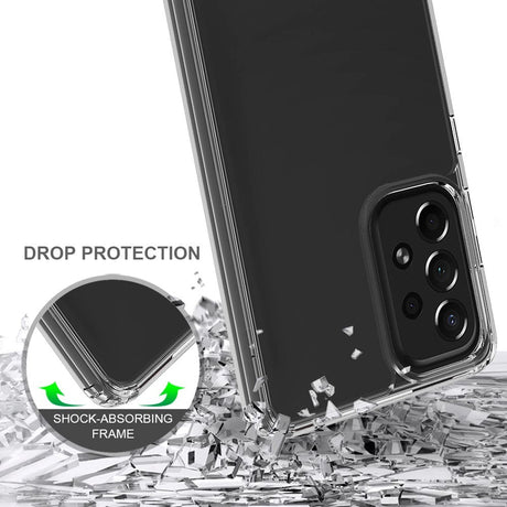 Samsung Galaxy A73 (5G) Acrylic Hybrid Bumper Cover - Gennemsigtig