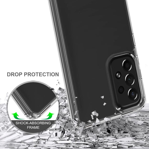 Samsung Galaxy A73 (5G) Acrylic Hybrid Bumper Cover - Gennemsigtig
