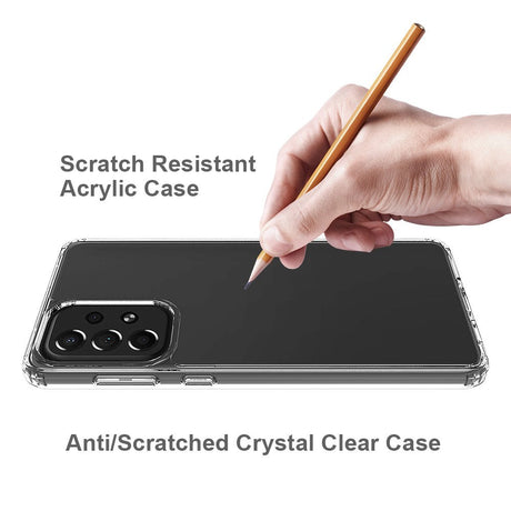 Samsung Galaxy A73 (5G) Acrylic Hybrid Bumper Cover - Gennemsigtig
