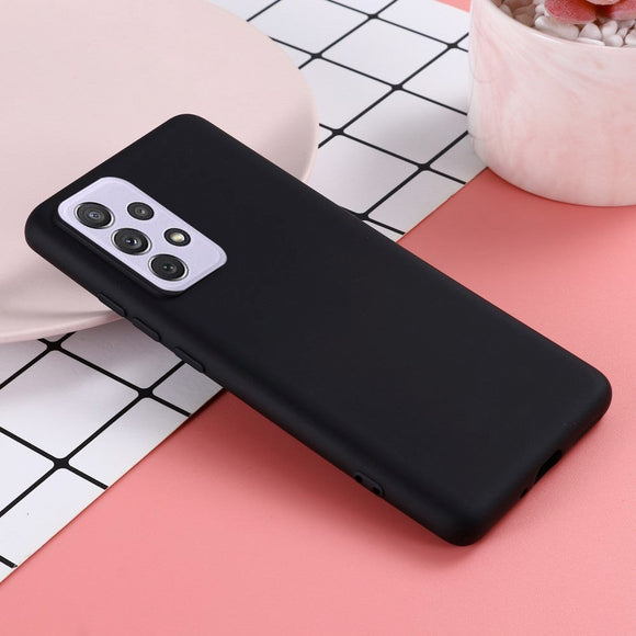 Samsung Galaxy A73 (5G) Liquid Silikone Cover - Sort