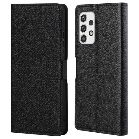 EIDERWOOD Samsung Galaxy A23 / A23 (5G) Kunstlæder Cover m. Pung & Ståfunktion - Sort