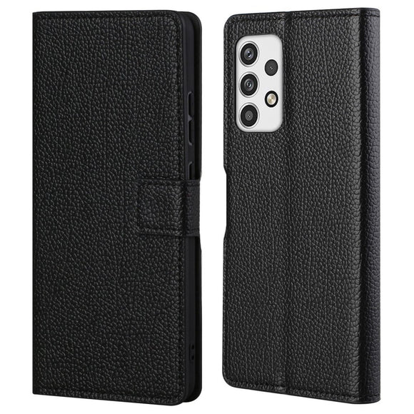 EIDERWOOD Samsung Galaxy A23 / A23 (5G) Kunstlæder Cover m. Pung & Ståfunktion - Sort