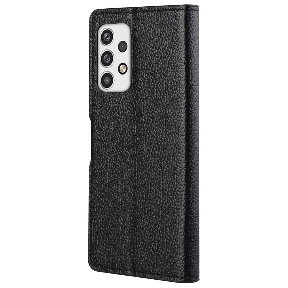 EIDERWOOD Samsung Galaxy A23 / A23 (5G) Kunstlæder Cover m. Pung & Ståfunktion - Sort