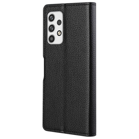 EIDERWOOD Samsung Galaxy A23 / A23 (5G) Kunstlæder Cover m. Pung & Ståfunktion - Sort