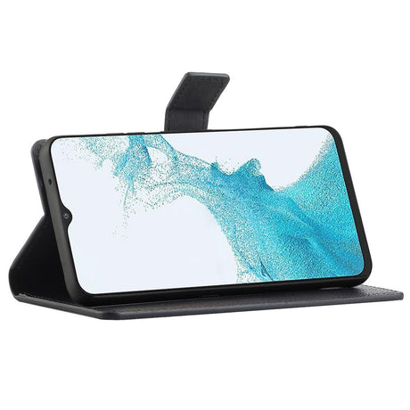 EIDERWOOD Samsung Galaxy A23 / A23 (5G) Kunstlæder Cover m. Pung & Ståfunktion - Sort