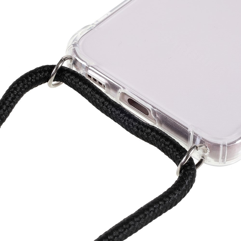 Samsung Galaxy S22 Fleksibelt Plastik Cover m. Snor / Strop - Gennemsigtig