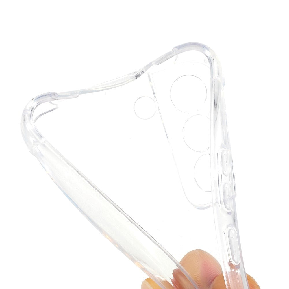 Samsung Galaxy S22 Fleksibelt Plastik Cover m. Snor / Strop - Gennemsigtig