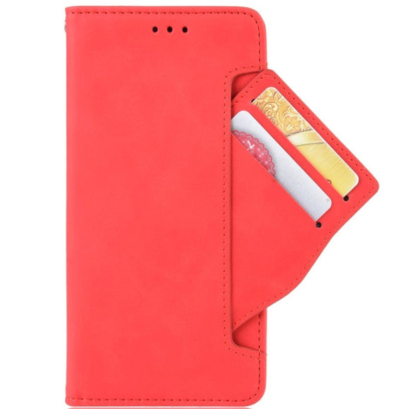 Samsung Galaxy A03 Blødt Læder Cover m. Pung - Rød