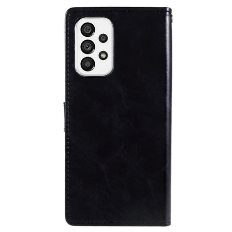 Samsung Galaxy A73 (5G) GOOSPERY Blue Moon Læder Cover m. Pung - Sort
