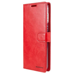 Samsung Galaxy A73 (5G) GOOSPERY Blue Moon Læder Cover m. Pung - Rød