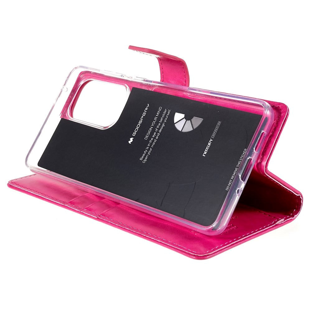 Samsung Galaxy A73 (5G) GOOSPERY Blue Moon Læder Cover m. Pung - Lyserød