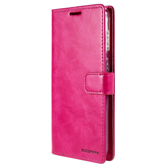 Samsung Galaxy A73 (5G) GOOSPERY Blue Moon Læder Cover m. Pung - Lyserød
