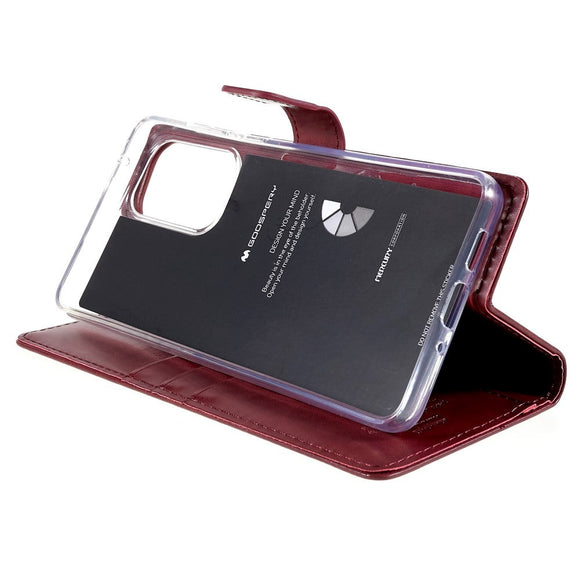 Samsung Galaxy A73 (5G) GOOSPERY Blue Moon Læder Cover m. Pung - Brun