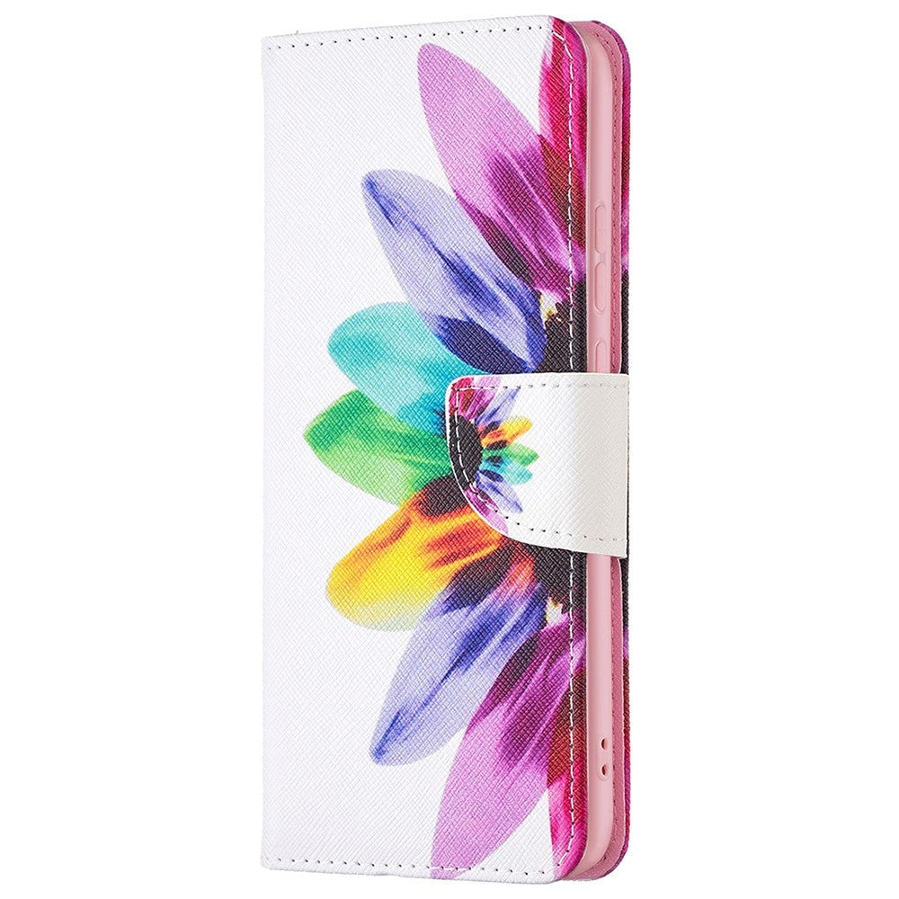 Samsung Galaxy A03 Læder Cover m. Pung - Solsikke