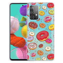 Samsung Galaxy A23 / A23 (5G) Fleksibelt Plastik Cover Gennemsigtig m. Print- Donut