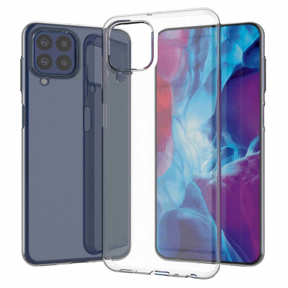 Samsung Galaxy M33 Fleksibelt Plastik Cover - Gennemsigtig