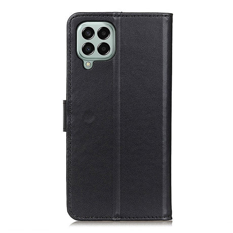 Samsung Galaxy M33 Læder Cover m. Pung & Kickstand - Sort