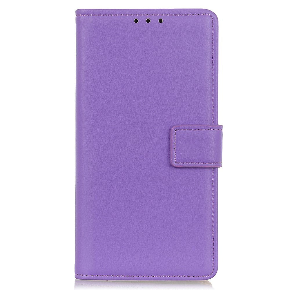 Samsung Galaxy M33 Læder Cover m. Pung & Kickstand - Lilla