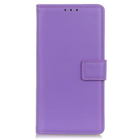 Samsung Galaxy M33 Læder Cover m. Pung & Kickstand - Lilla