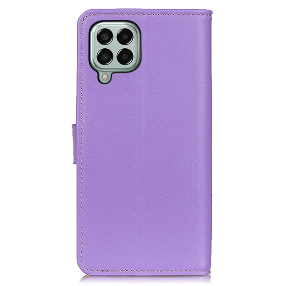 Samsung Galaxy M33 Læder Cover m. Pung & Kickstand - Lilla