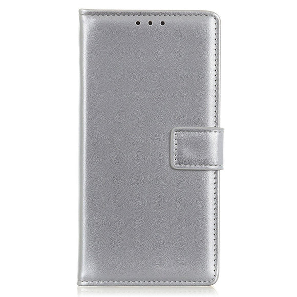 Samsung Galaxy M33 Læder Cover m. Pung & Kickstand - Sølv