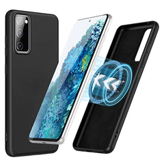 Samsung Galaxy S20 FE / S20 FE (5G) Cover m. Indbygget Magnetring - MagSafe Kompatibel - Sort
