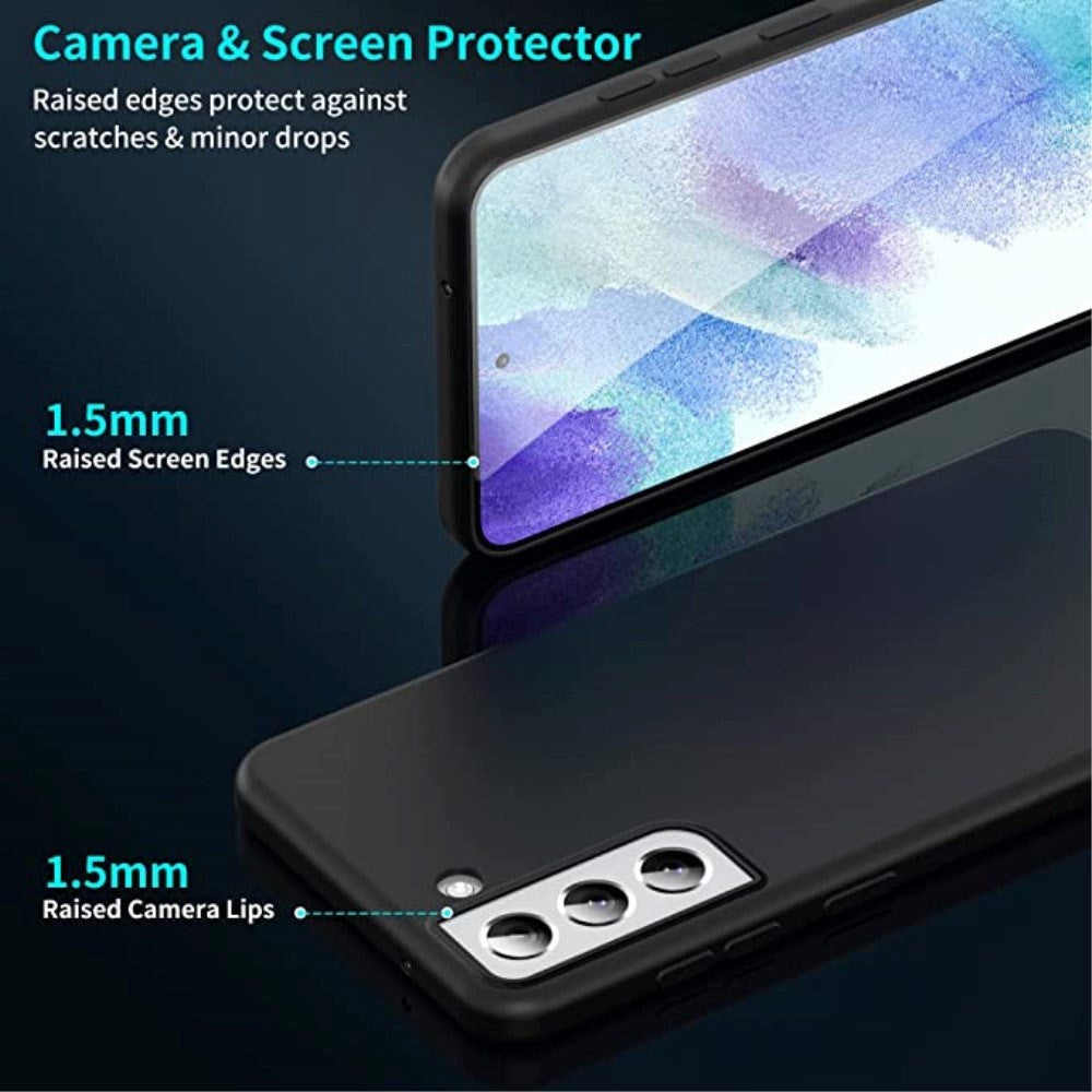 Samsung Galaxy S22+ (Plus) Cover m. Indbygget Magnetring - MagSafe Kompatibel - Sort