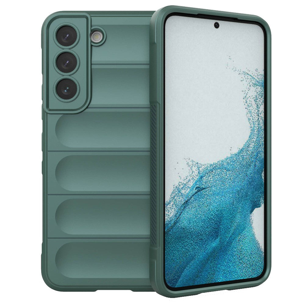 Samsung Galaxy S22 Cover m. Udskæringer - Grøn