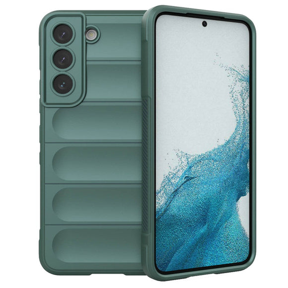 Samsung Galaxy S22 Cover m. Udskæringer - Grøn