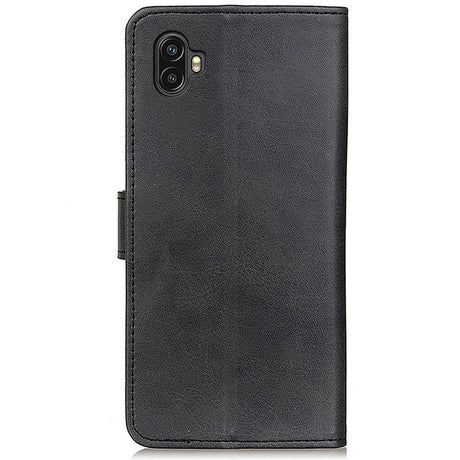 Samsung Galaxy Xcover 6 Pro Læder Cover m. Pung - Sort