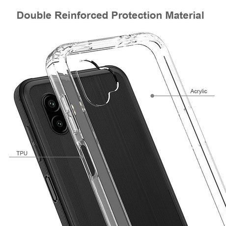 Samsung Galaxy Xcover 6 Pro Acrylic Hybrid Bumper Cover - Gennemsigtig