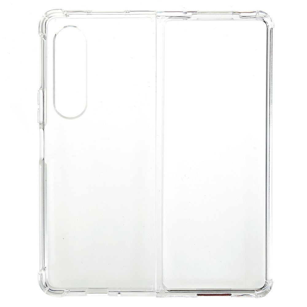 EIDERWOOD Samsung Galaxy Z Fold3 (5G) Plastik Cover m. Stødabsorberende Hjørner - Gennemsigtig