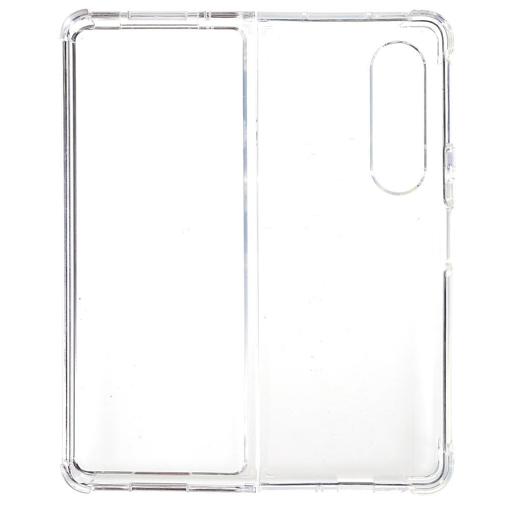EIDERWOOD Samsung Galaxy Z Fold3 (5G) Plastik Cover m. Stødabsorberende Hjørner - Gennemsigtig