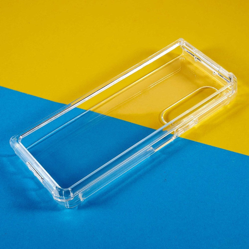 EIDERWOOD Samsung Galaxy Z Fold3 (5G) Plastik Cover m. Stødabsorberende Hjørner - Gennemsigtig