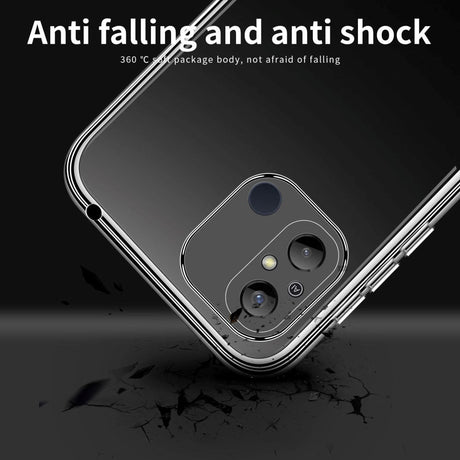 Xiaomi Redmi 12C MOFI Fleksibelt Plastik Cover - Gennemsigtig