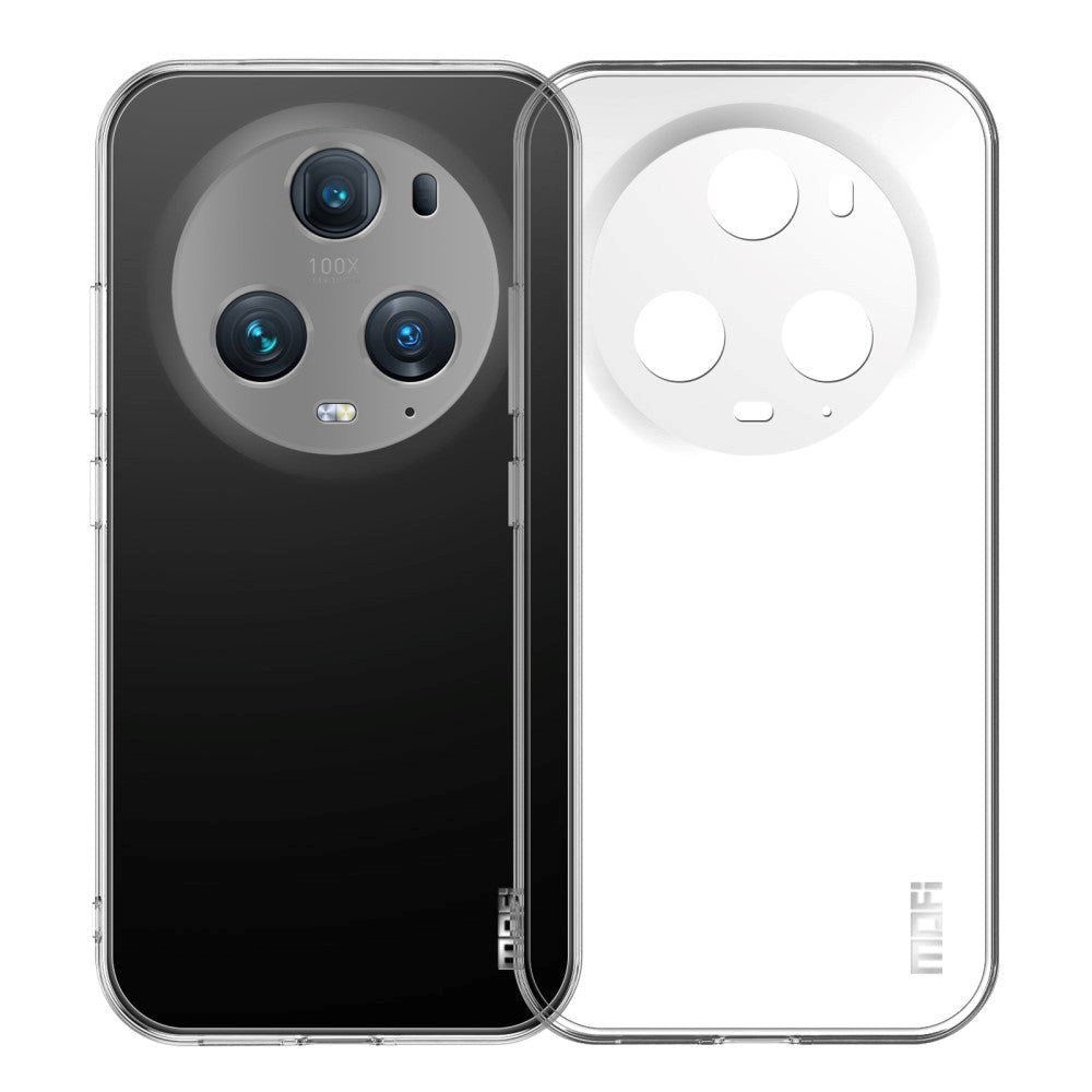 Honor Magic5 Pro MOFI Fleksibelt Plastik Cover - Gennemsigtig