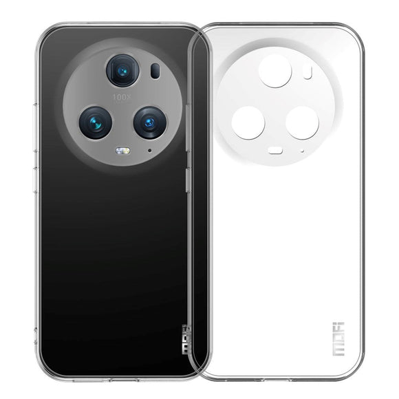 Honor Magic5 Pro MOFI Fleksibelt Plastik Cover - Gennemsigtig
