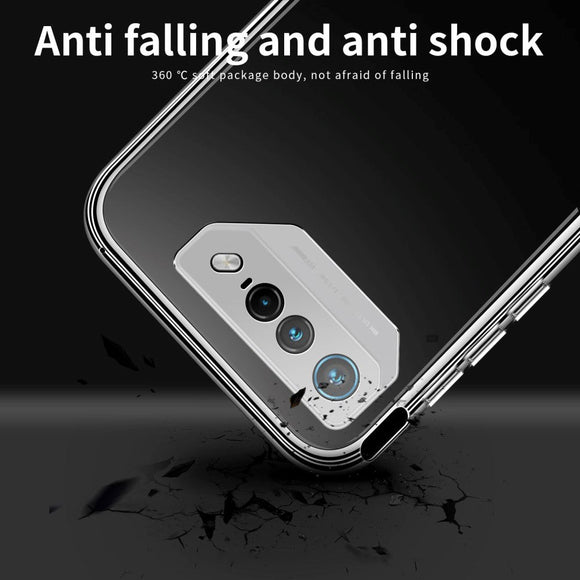 Asus Rog Phone 7 MOFI Fleksibelt Plastik Cover - Gennemsigtig