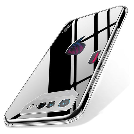 Asus Rog Phone 7 MOFI Fleksibelt Plastik Cover - Gennemsigtig