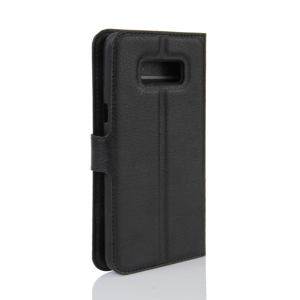 Samsung Galaxy S8+ (S8 Plus) Soft Pouch Læder Etui m. Pung Sort