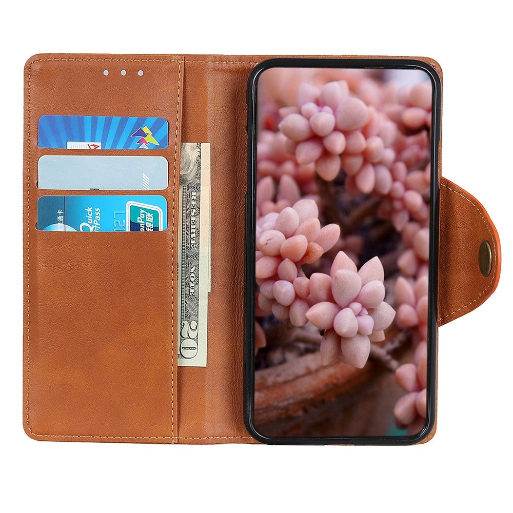 Sony Xperia L4 Retro Læder Cover m. Pung - Brun