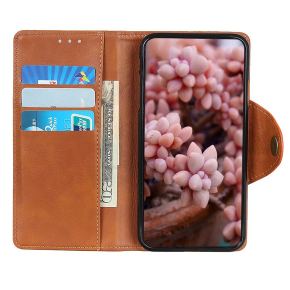 Sony Xperia L4 Retro Læder Cover m. Pung - Brun