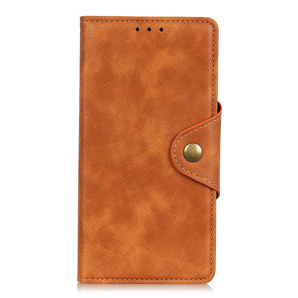 Sony Xperia L4 Retro Læder Cover m. Pung - Brun