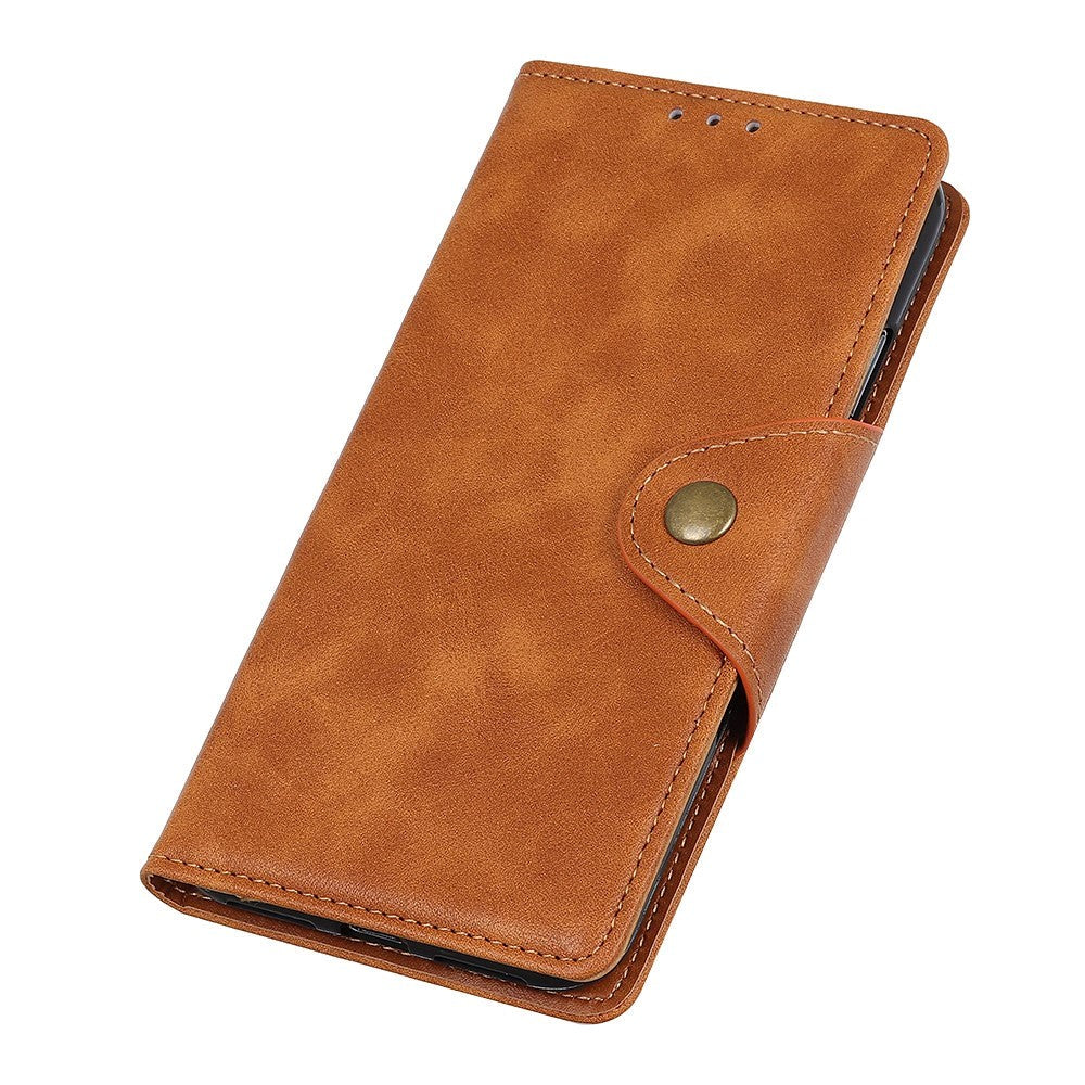 Sony Xperia L4 Retro Læder Cover m. Pung - Brun