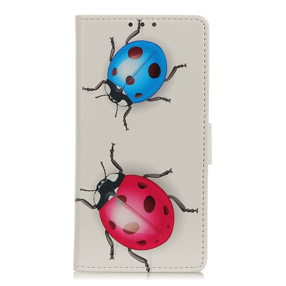 Sony Xperia L4 Læder Cover m. Pung Mariehøne