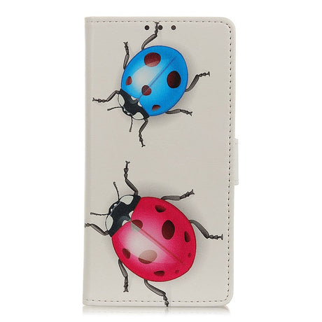 Sony Xperia L4 Læder Cover m. Pung Mariehøne