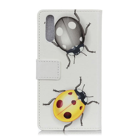 Sony Xperia L4 Læder Cover m. Pung Mariehøne