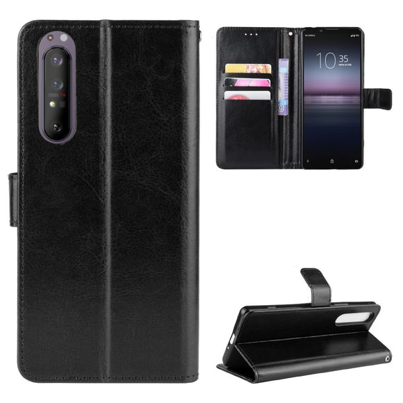 EIDERWOOD Sony Xperia 5 II Læder Cover m. Pung & Strop - Sort